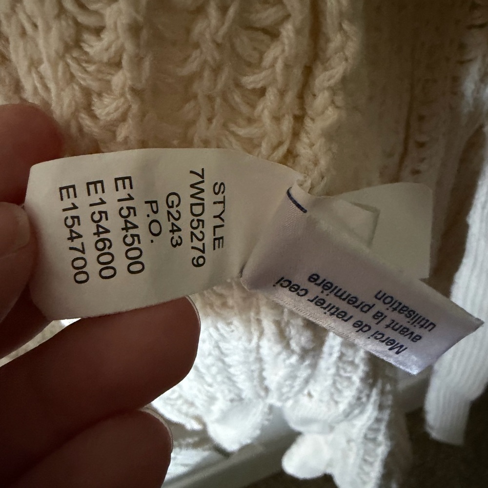 Lucky Brand Ivory Knit Cardigan - Picture 3 of 6